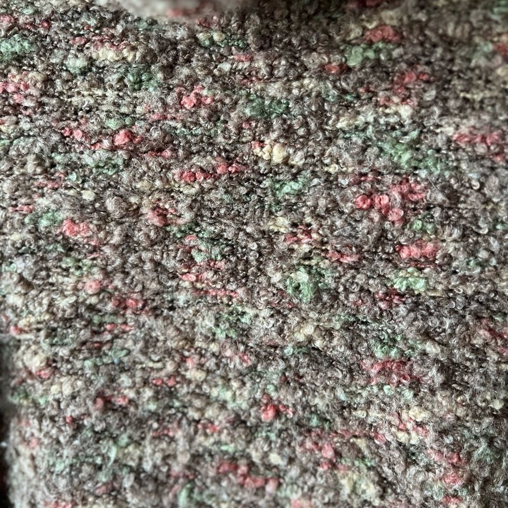 Talbots Wool Mohair Blend Turtleneck Sweater  Multicolor Knit Made In Italy - Picture 10 of 11